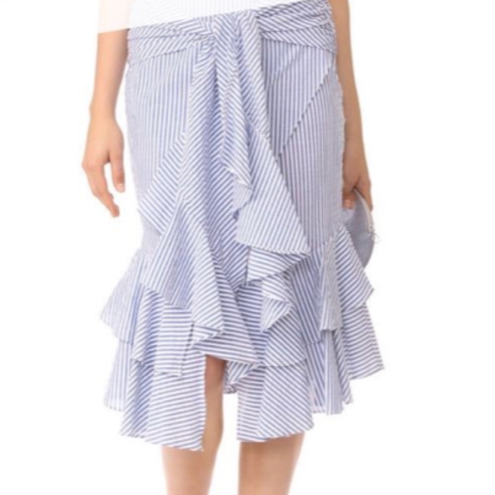 WAYF Quinn Ruffle Skirt - Picture 4 of 8